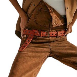 Free People Avril Grommet Cotton Hip Belt